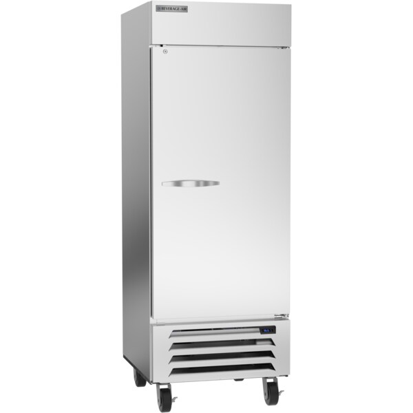 Reach In Refrigerator, Single Section, Solid Door, 25.88 Cu. Ft.